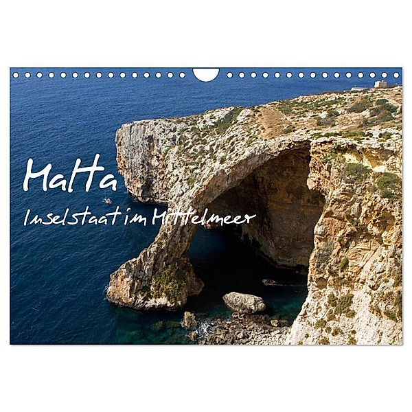 Malta - Inselstaat im Mittelmeer (Wandkalender 2024 DIN A4 quer), CALVENDO Monatskalender, Ingo Paszkowsky