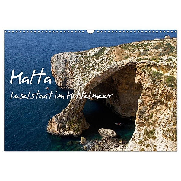 Malta - Inselstaat im Mittelmeer (Wandkalender 2024 DIN A3 quer), CALVENDO Monatskalender, Ingo Paszkowsky