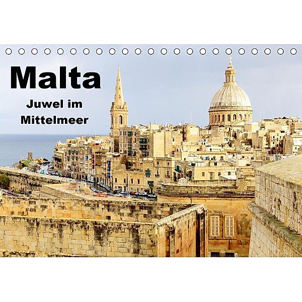 Malta - Juwel im Mittelmeer (Tischkalender 2021 DIN A5 quer), Rabea Albilt