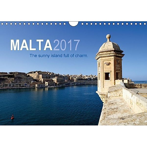 Malta. The sunny island full of charm. (Wall Calendar 2017 DIN A4 Landscape), Frank Mitchell