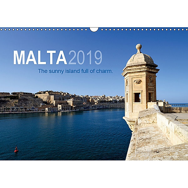 Malta. The sunny island full of charm. (Wall Calendar 2019 DIN A3 Landscape), Frank Mitchell