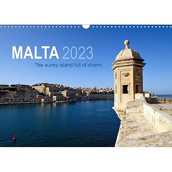 Malta. The sunny island full of charm. (Wall Calendar 2023 DIN A3 Landscape), Frank Mitchell