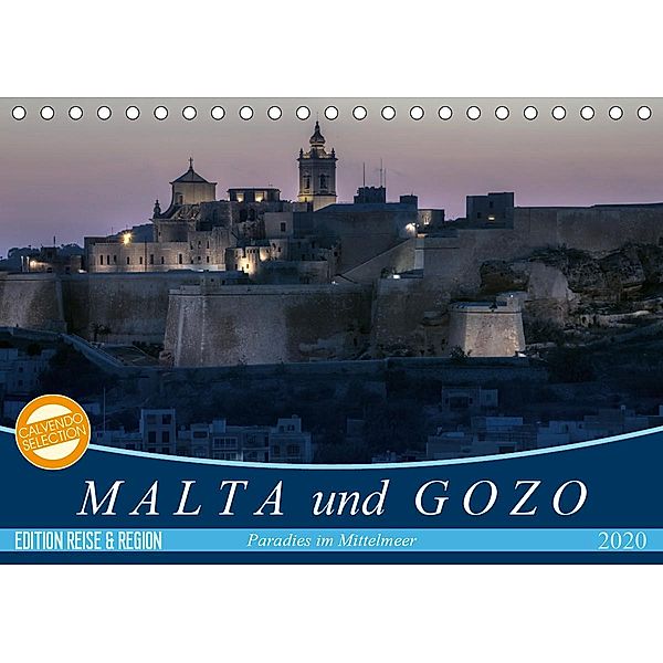 Malta und Gozo Paradies im Mittelmeer (Tischkalender 2020 DIN A5 quer), Joana Kruse