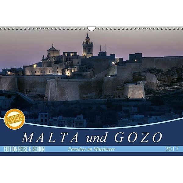 Malta und Gozo Paradies im Mittelmeer (Wandkalender 2017 DIN A3 quer), Joana Kruse