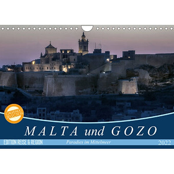 Malta und Gozo Paradies im Mittelmeer (Wandkalender 2022 DIN A4 quer), Joana Kruse