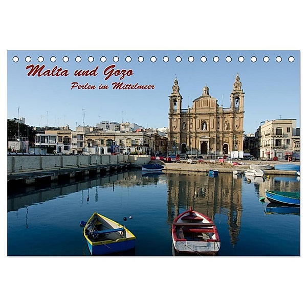 Malta und Gozo, Perlen im Mittelmeer (Tischkalender 2024 DIN A5 quer), CALVENDO Monatskalender, Hermann Koch