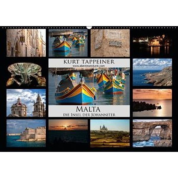 Malta (Wandkalender 2016 DIN A2 quer), Kurt Tappeiner