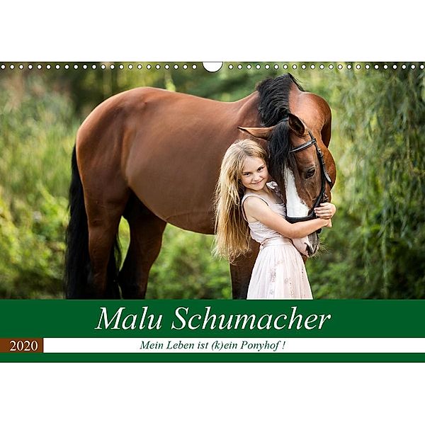 Malu Schumacher Mein Leben ist (k)ein Ponyhof ! (Wandkalender 2020 DIN A3 quer), Sabine Schumacher
