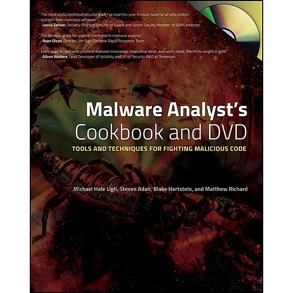 Malware Analyst's Cookbook and DVD, Michael Ligh, Steven Adair, Blake Hartstein, Matthew Richard