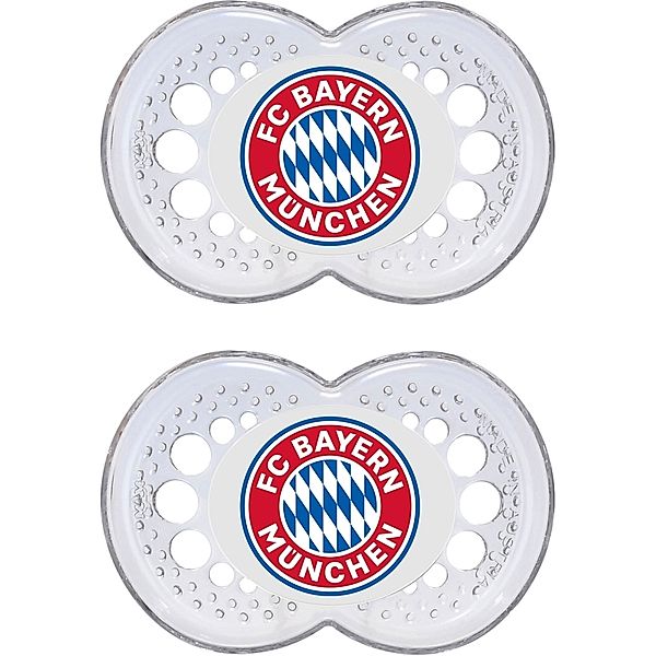 MAM MAM FC Bayern Babyschnuller 6 - 16 Monate, Silikon