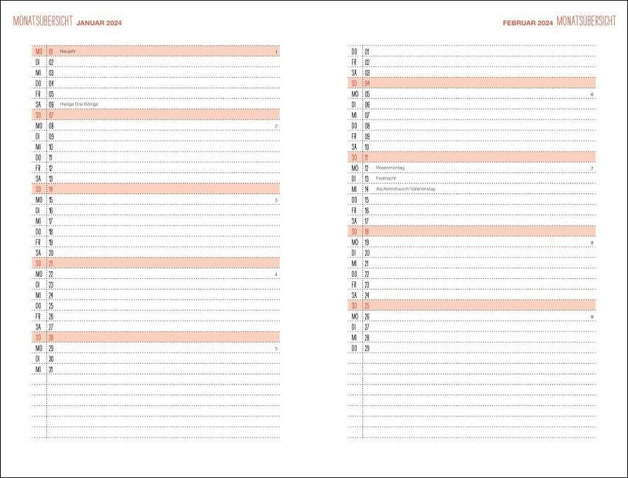Mama AG Familienplaner-Buch A5 2023. Roter Terminkalender mit 5 Spalten,  Registerblätter und Schulferien. Buchkalender f - Kalender bestellen