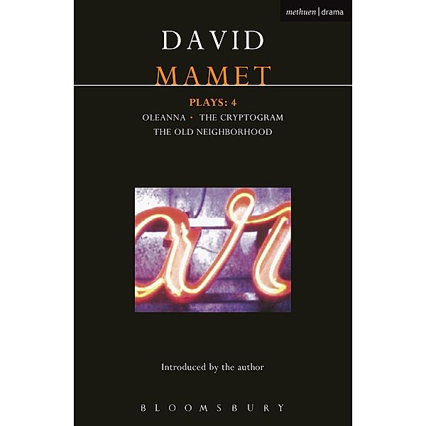 Mamet Plays: 4 / Contemporary Dramatists, David Mamet