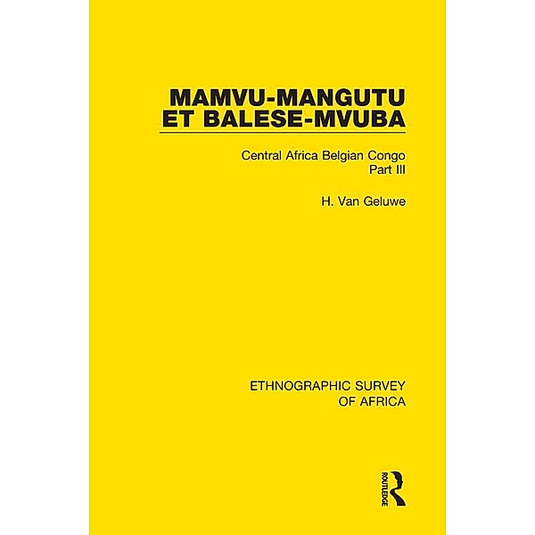 Mamvu-Mangutu et Balese-Mvuba, H. van Geluwe