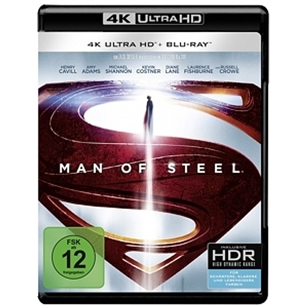 Man of Steel 4K, Amy Adams Michael Shannon Henry Cavill