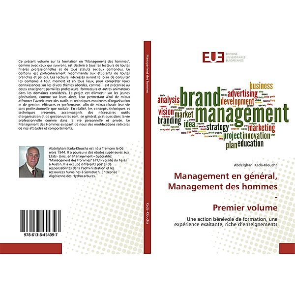 Management en général, Management des hommes - Premier volume, Abdelghani Kada-Kloucha