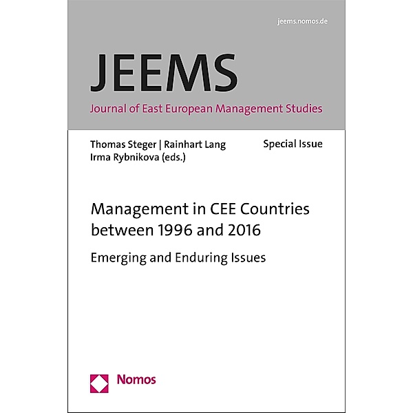 Management in CEE Countries between 1996 and 2016