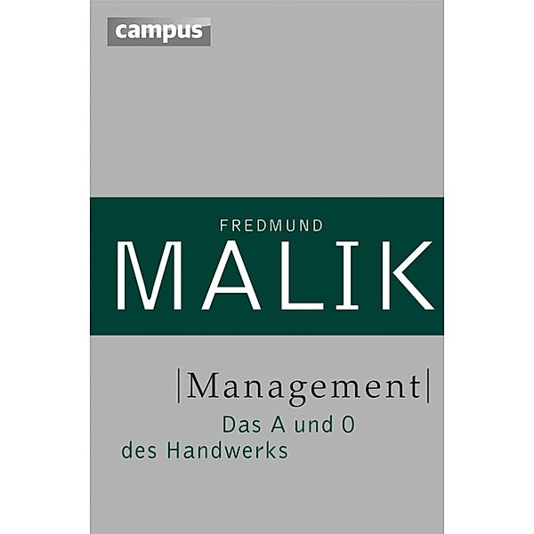 Management / Management: Komplexität meistern Bd.1, Fredmund Malik
