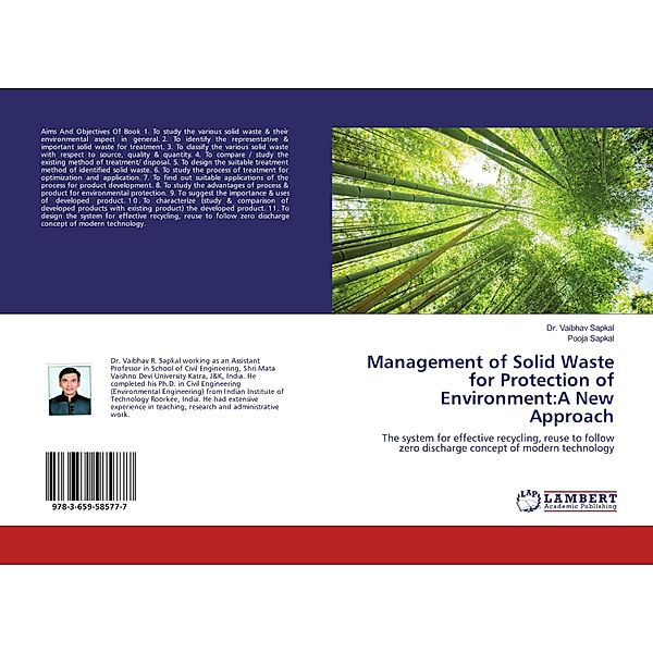 Management of Solid Waste for Protection of Environment:A New Approach, Vaibhav Sapkal, Pooja Sapkal
