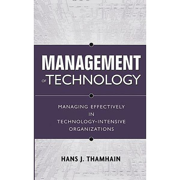 Management of Technology, Hans J. Thamhain