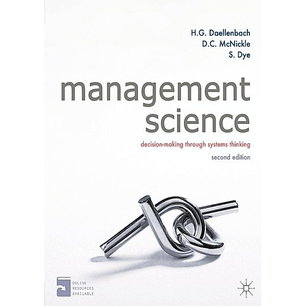 Management Science, Hans Daellenbach, Donald McNickle, Shane Dye