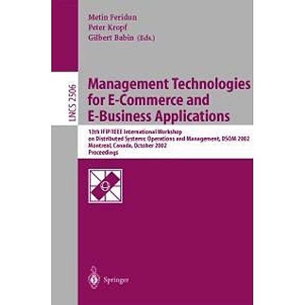 Management Technologies for E-Commerce and E-Business Applications / Lecture Notes in Computer Science Bd.2506