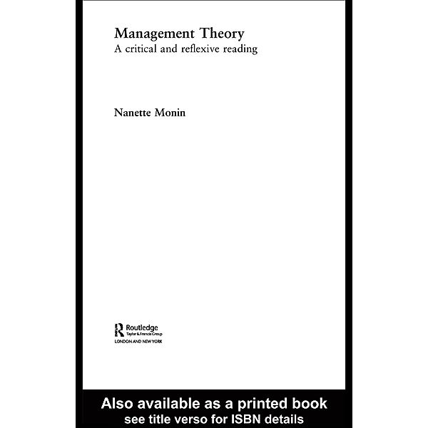 Management Theory, Nanette Monin