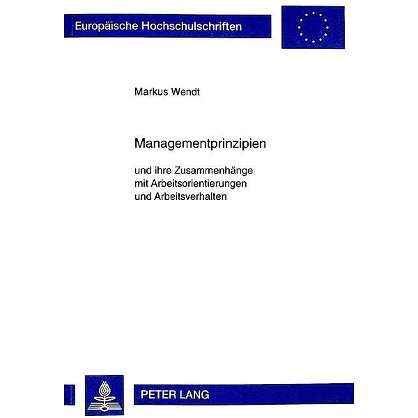 Managementprinzipien, Markus Wendt
