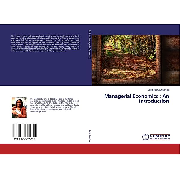 Managerial Economics : An Introduction, Jasmeet Kaur Lamba