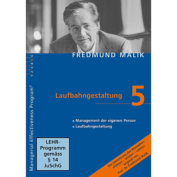 Managerial Effectiveness Program: Modul.5 Laufbahngestaltung, DVD, Fredmund Malik