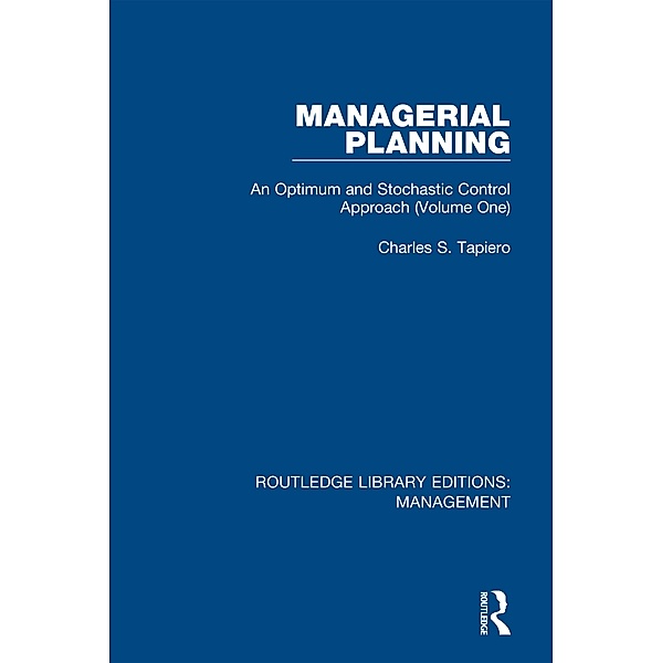 Managerial Planning, Charles S. Tapiero
