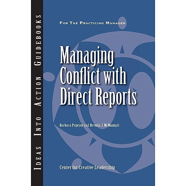 Managing Conflict with Direct Reports, Barbara Popejoy, Brenda McManigle