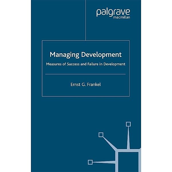 Managing Development, E. Frankel