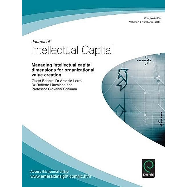 Managing intellectual capital dimensions for organizational value creation
