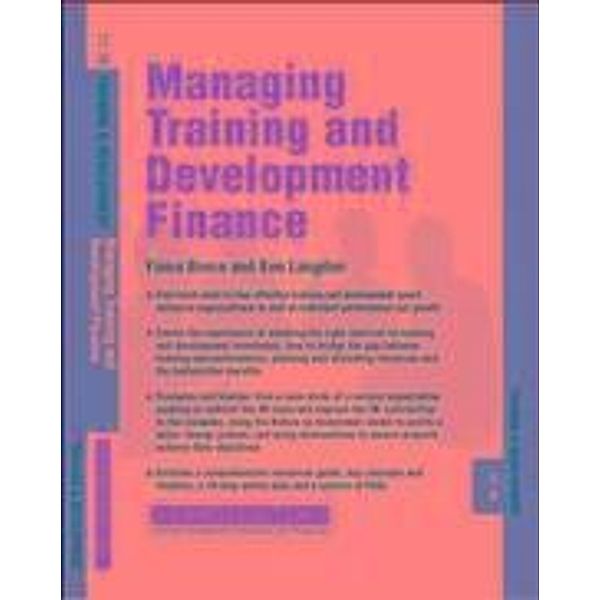 Managing Training and Development Finance, Fiona Green, Ken Langdon