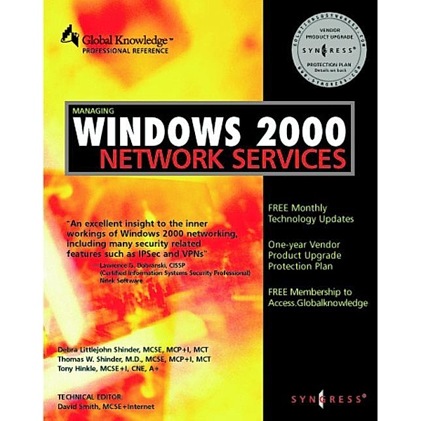 Managing Windows 2000 Network Services, Syngress