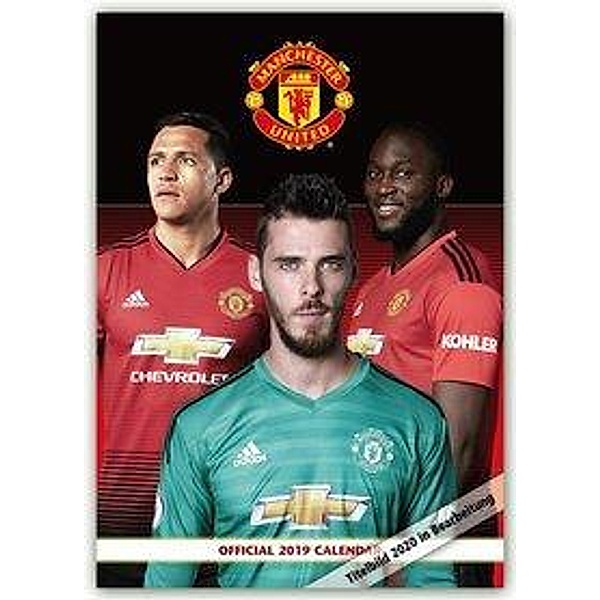 Manchester United 2020 - A3 Format Posterkalender, Danilo Publishers