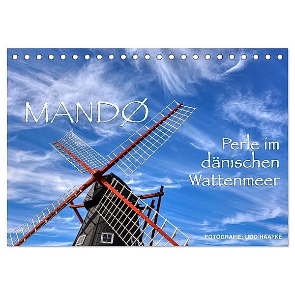 Mandø - Perle im dänischen Wattenmeer (Tischkalender 2024 DIN A5 quer), CALVENDO Monatskalender, Udo Haafke