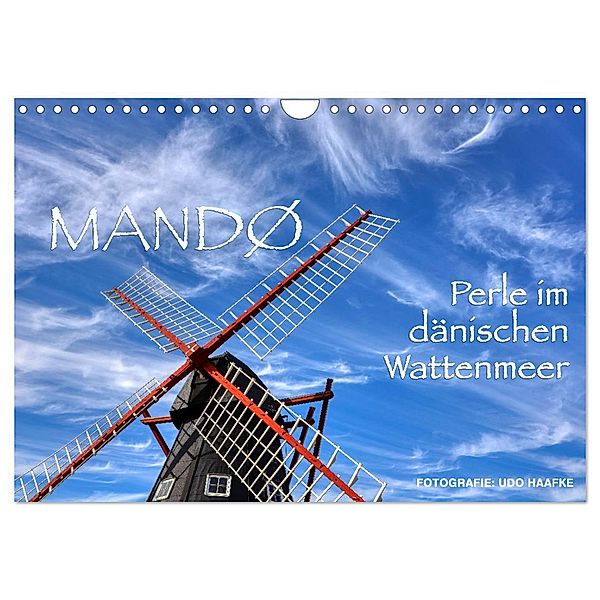 Mandø - Perle im dänischen Wattenmeer (Wandkalender 2024 DIN A4 quer), CALVENDO Monatskalender, Udo Haafke