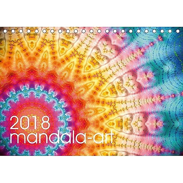 mandala-art (Tischkalender 2018 DIN A5 quer) Dieser erfolgreiche Kalender wurde dieses Jahr mit gleichen Bildern und akt, Michael Fischer