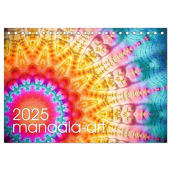 mandala-art (Tischkalender 2025 DIN A5 quer), CALVENDO Monatskalender, Calvendo, Michael Fischer