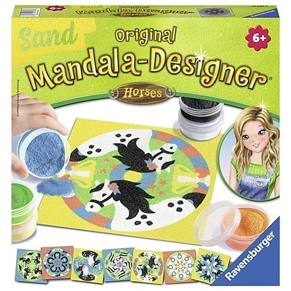 Mandala Designer Sand Horses