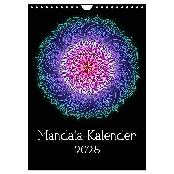 Mandala-Kalender 2025 (Wandkalender 2025 DIN A4 hoch), CALVENDO Monatskalender, Calvendo, Sandra Lina Jakob