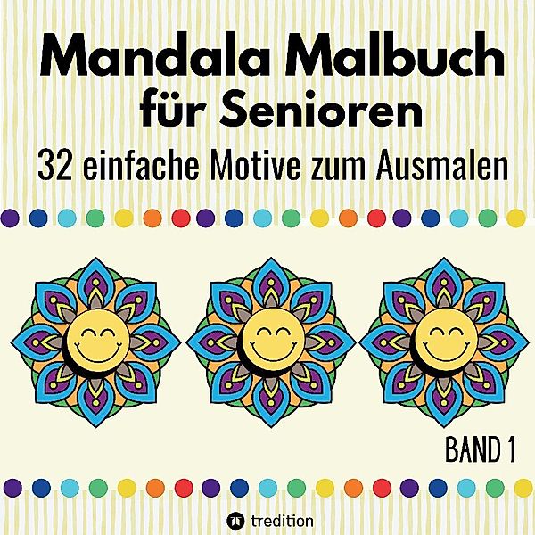 Mandala Malbuch für Senioren 32 einfache Motive zum Ausmalen Fördert Entspannung, Feinmotorik und Gehirntraining Erwachsene, Demenzpatienten Weihnachten Weihnachtsgeschenk Advent Nikolaus Mitbringsel, Hardy Haar