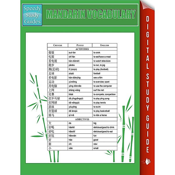 Mandarin Vocabulary (Speedy Study Guides) / Dot EDU, Publishing Speedy