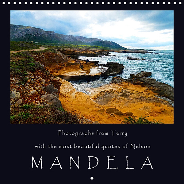 Mandela among the months (Wall Calendar 2023 300 × 300 mm Square), Terry