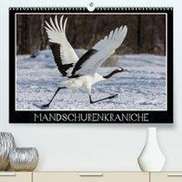 Mandschurenkraniche (Premium, hochwertiger DIN A2 Wandkalender 2020, Kunstdruck in Hochglanz), Thomas Schwarz