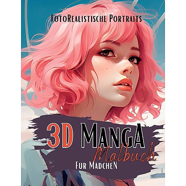 Manga Malbuch für Mädchen, Lucy´s Manga Malbücher