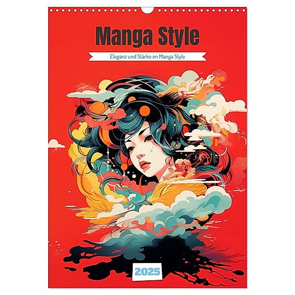 Manga Style (Wandkalender 2025 DIN A3 hoch), CALVENDO Monatskalender, Calvendo, thomas meinert