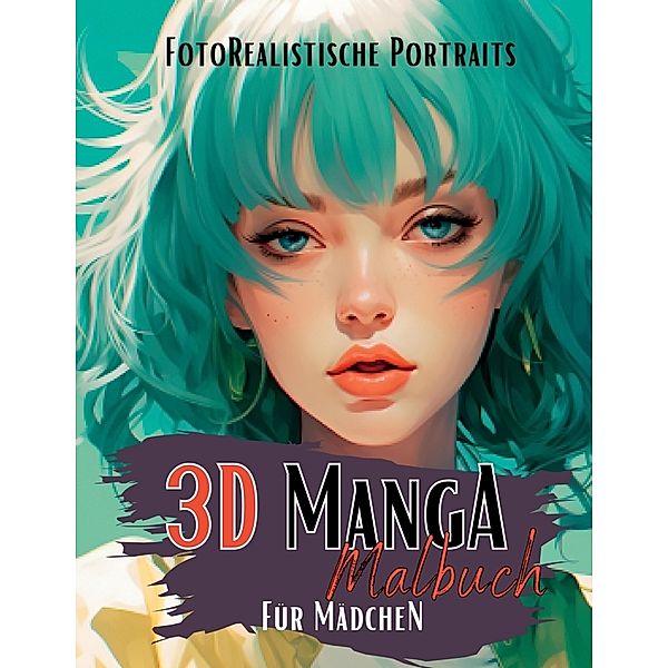Mangamalbuch für Mädchen, Lucy´s Manga Malbücher