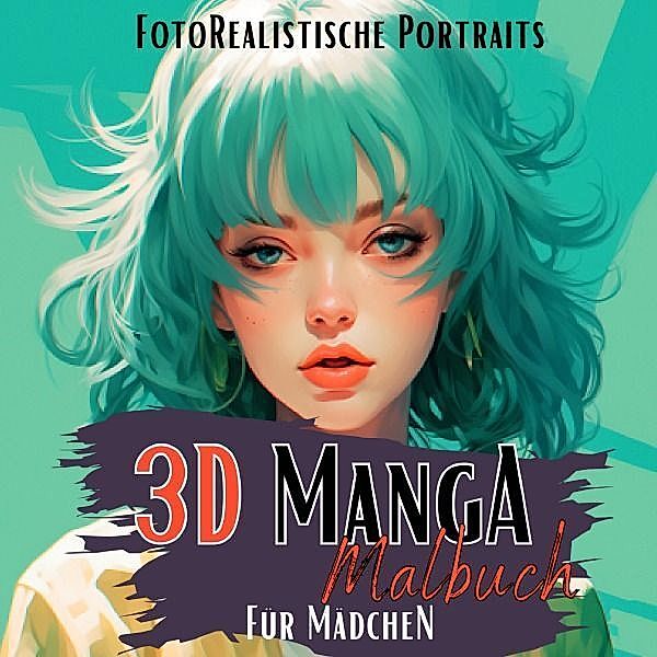 Mangamalbuch für Mädchen, Lucy´s Manga Malbücher